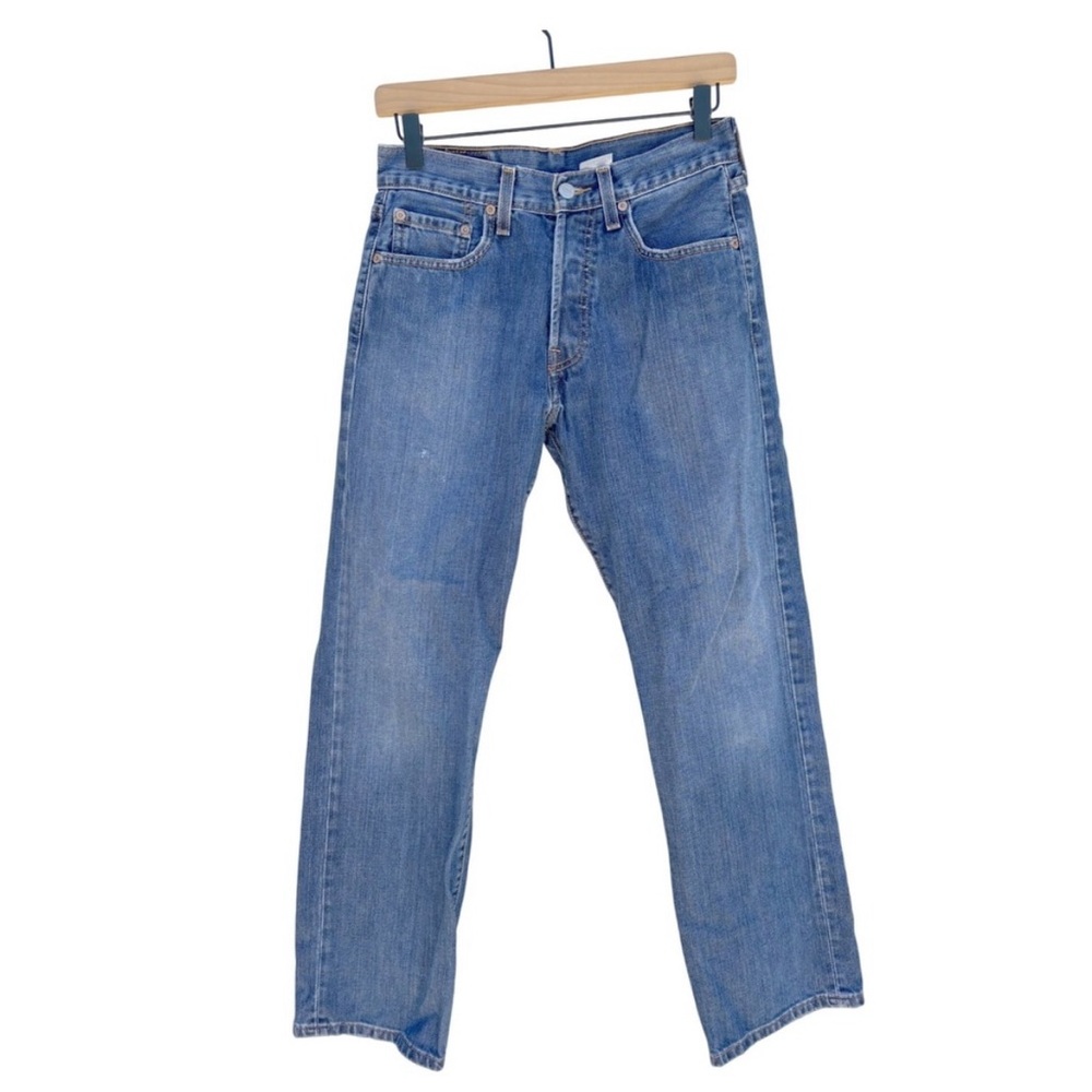 Levi's 501 Jeans Mens Blue Denim Straight Leg Button Fly 100% Cotton W29 L30
